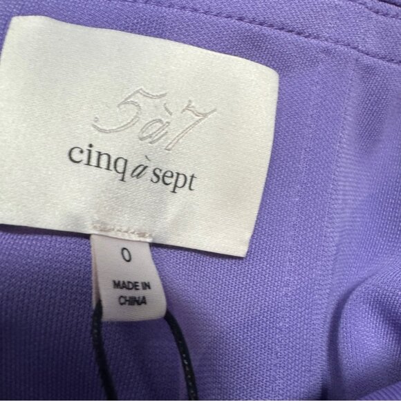 NWT Cinq a Sept Kailey Gown in Purple size 0 - Picture 8 of 10